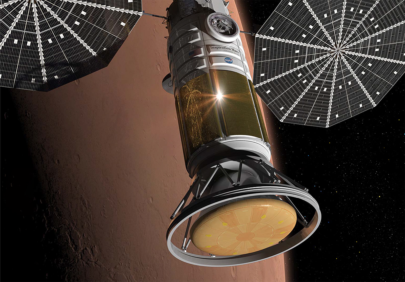 Details of 1st Private Manned Mars Flyby Mission Unveiled